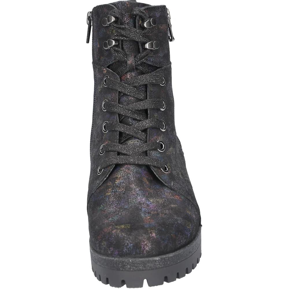 Waldläufer Schnürstiefelette »HANAKO« Schnürboots Komfortboots Mit Zwei Reißverschlüsse H-Weite Online Bestellen