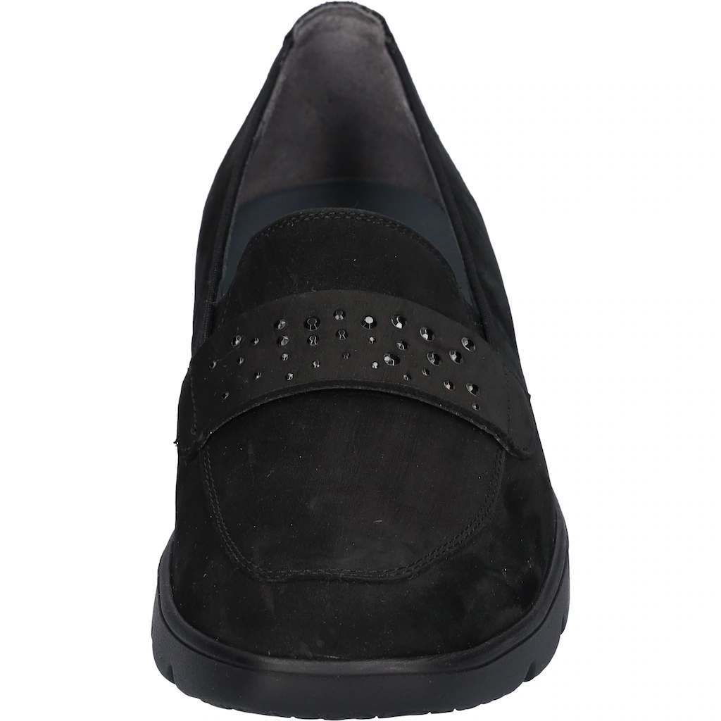 Waldläufer Slipper »H-BRUNI« Bequemschuh Loafer Schlupfschuh In Bequemweite G (= Weit) Kaufen