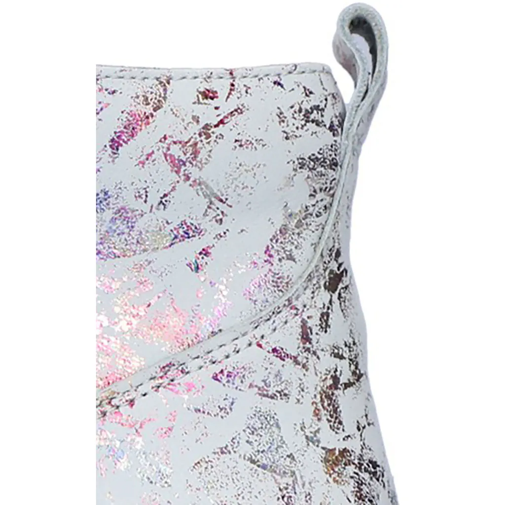 Waldläufer Sneaker »H-CLOÉ« Schnürer Komfortschuh Freizeitschuh Mit Metallic-Print Weite H Online Kaufen