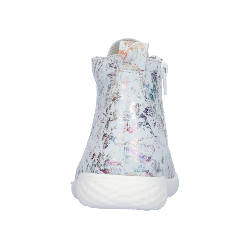 Waldläufer Sneaker »H-CLOÉ« Schnürer Komfortschuh Freizeitschuh Mit Metallic-Print Weite H Online Kaufen