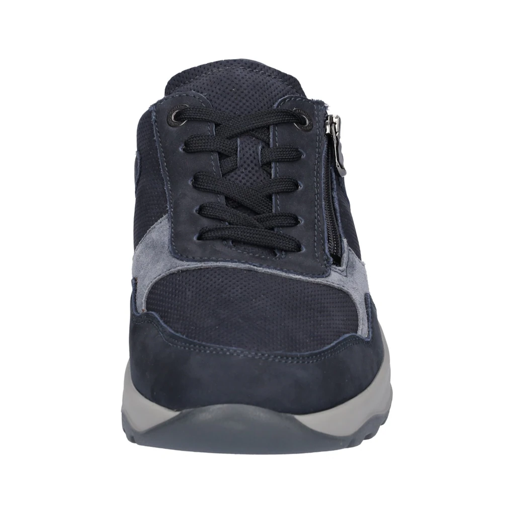 Waldläufer Sneaker »K-JOHN« Schnürschuh Halbschuh Mit Seitlichem Reißverschluss K-Weite