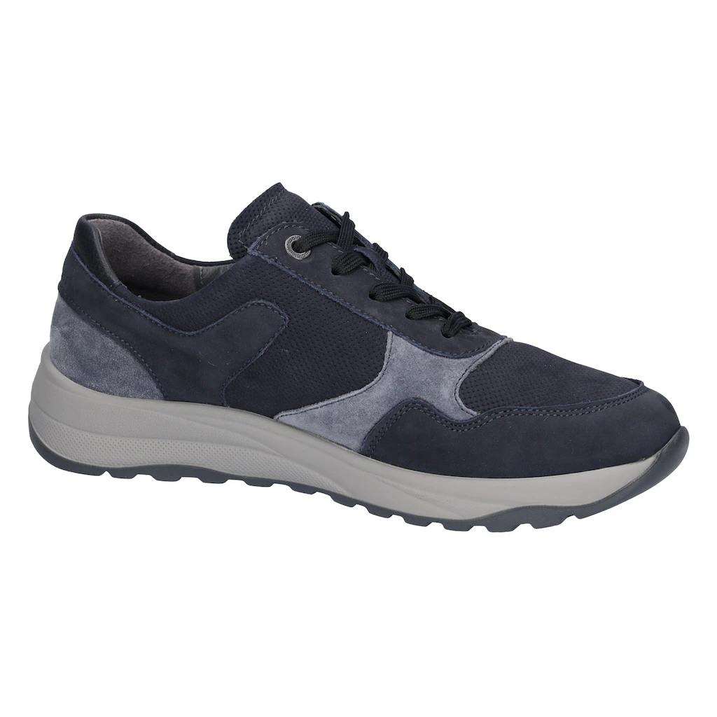 Waldläufer Sneaker »K-JOHN« Schnürschuh Halbschuh Mit Seitlichem Reißverschluss K-Weite