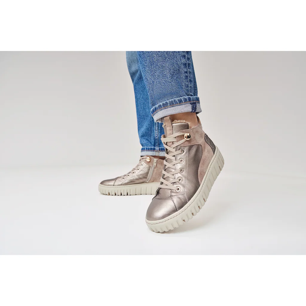 Waldläufer Winterboots »H-LIVIA« Schnürboots Komfort-Stiefelette in Bequemweite G (= weit) ▷ für