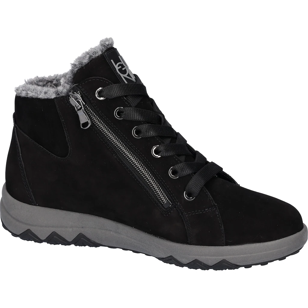 Waldläufer Winterboots »H-TERESA« Schnürboots Mit Beidseitigem Reißverschluss In Bequemweite G ▷ Für