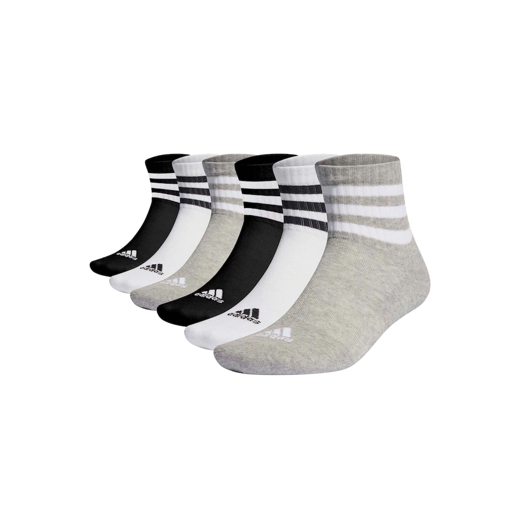 adidas Originals Kurzsocken »Socken 3-Stripes Cushioned Sportswear Mid-Cut Socks 6er Pack« ▷ für