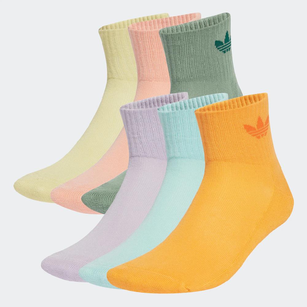 adidas Originals Sportsocken »MID ANKLE SCK 6« (6 Paar) Knöchellange Socken im Trefoil Style 6er Packung