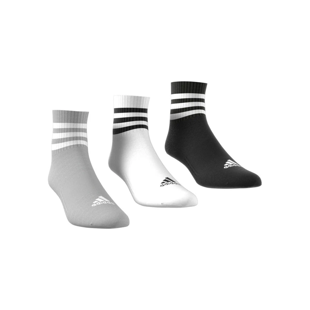 adidas Performance Funktionssocken »3STREIFEN CUSHIONED SPORTSWEAR MIDCUT SOCKEN 3 PAAR« (3 Paar) online kaufen