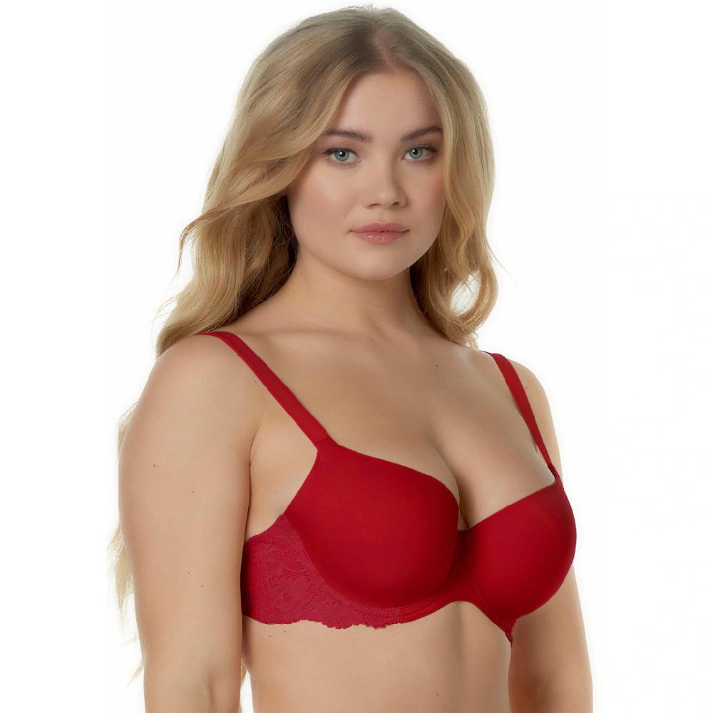 After Eden D-cup & Up T-Shirt-BH »LIV« Mit Zarten Spitzenverzierungen ▷ Für