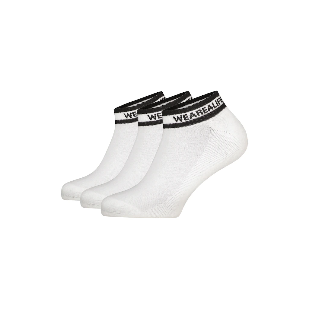 Alife & Kickin Sneakersocken »Damen 3 PACK - BayaAK« (Spar-Set) kurze sportliche Socken mit Steifen aus Baumwolle mit weichem Bund bestellen