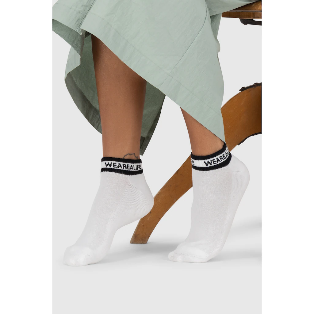 Alife & Kickin Sneakersocken »Damen 6 PACK - BayaAK« (Spar-Set) Kurze Sportliche Socken Mit Steifen Aus Baumwolle Mit Weichem Bund Kaufen