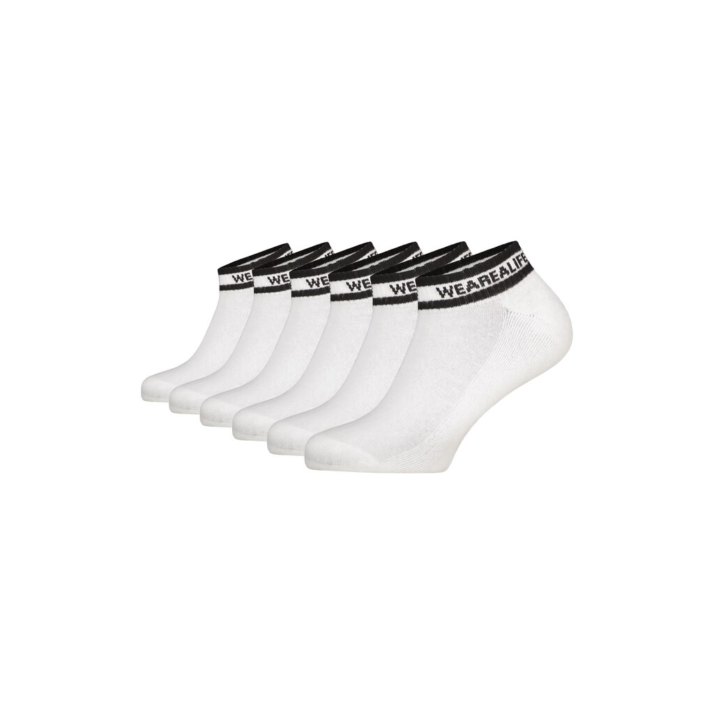 Alife & Kickin Sneakersocken »Damen 6 PACK - BayaAK« (Spar-Set) kurze sportliche Socken mit Steifen aus Baumwolle mit weichem Bund kaufen