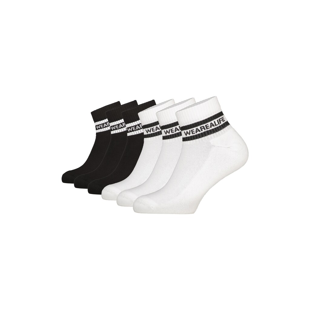 Alife & Kickin Sneakersocken »Damen 6 PACK - RikaAK« (Spar-Set) Sneakersocken knöchelhoch mit Streifen aus Baumwolle mit weichem Bund bestellen
