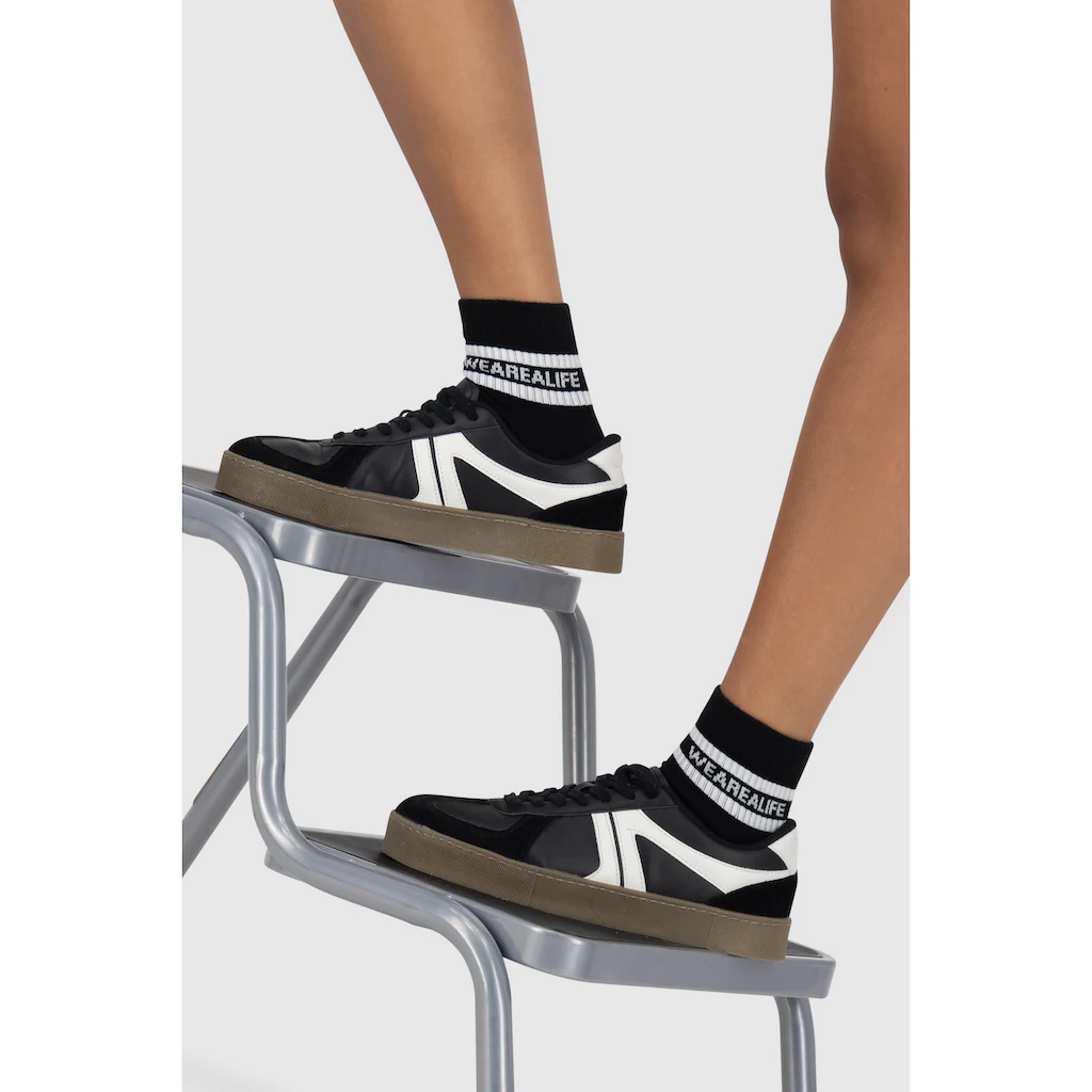 Alife & Kickin Sneakersocken »Damen 9 PACK - RikaAK« (Spar-Set) Sneakersocken Knöchelhoch Mit Streifen Aus Baumwolle Mit Weichem Bund Kaufen