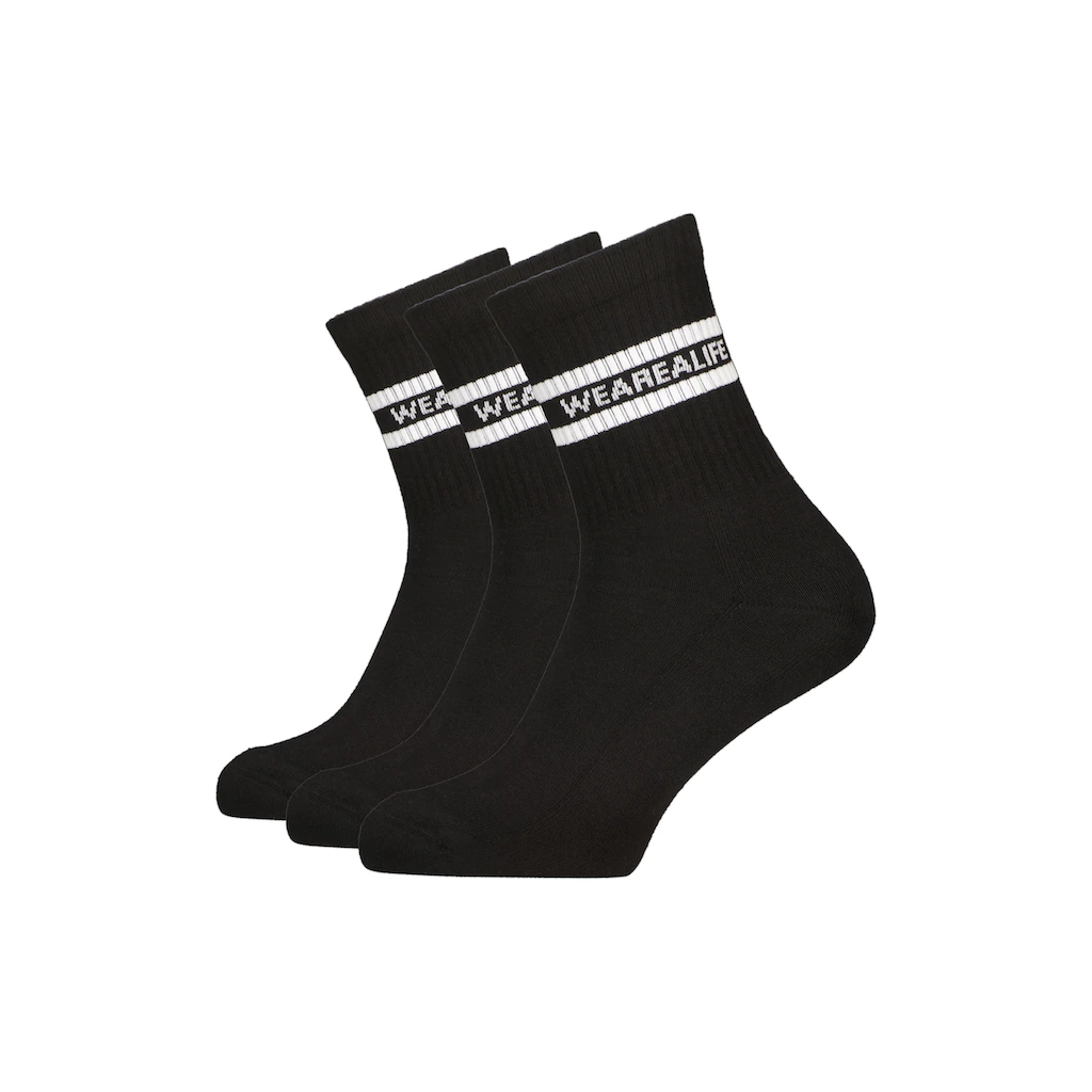 Alife & Kickin Tennissocken »Damen 3 PACK - HenjaAK« (Spar-Set) sportliche Tennissocken mit Streifen aus Baumwolle mit weichem Bund online bestellen