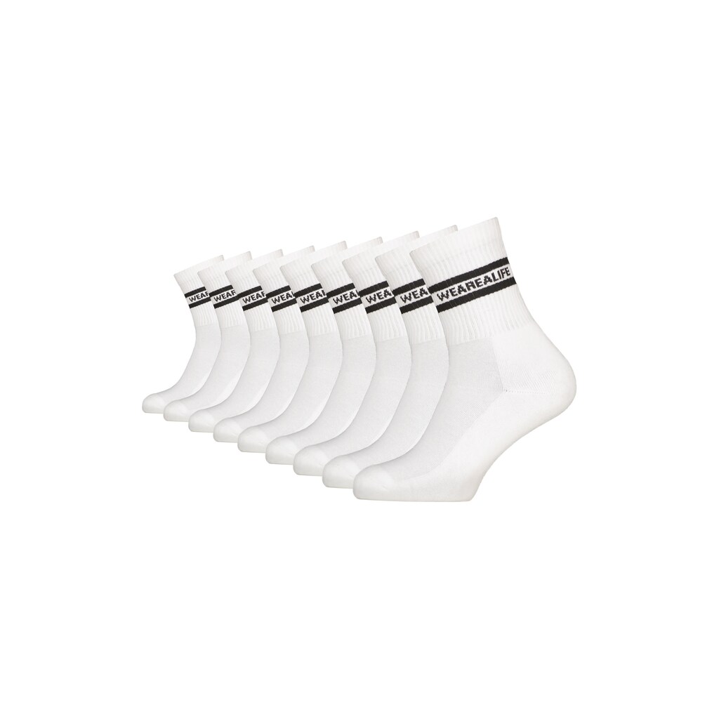 Alife & Kickin Tennissocken »Damen 9 PACK - HenjaAK« (Spar-Set) sportliche Tennissocken mit Streifen aus Baumwolle mit weichem Bund ▷ für