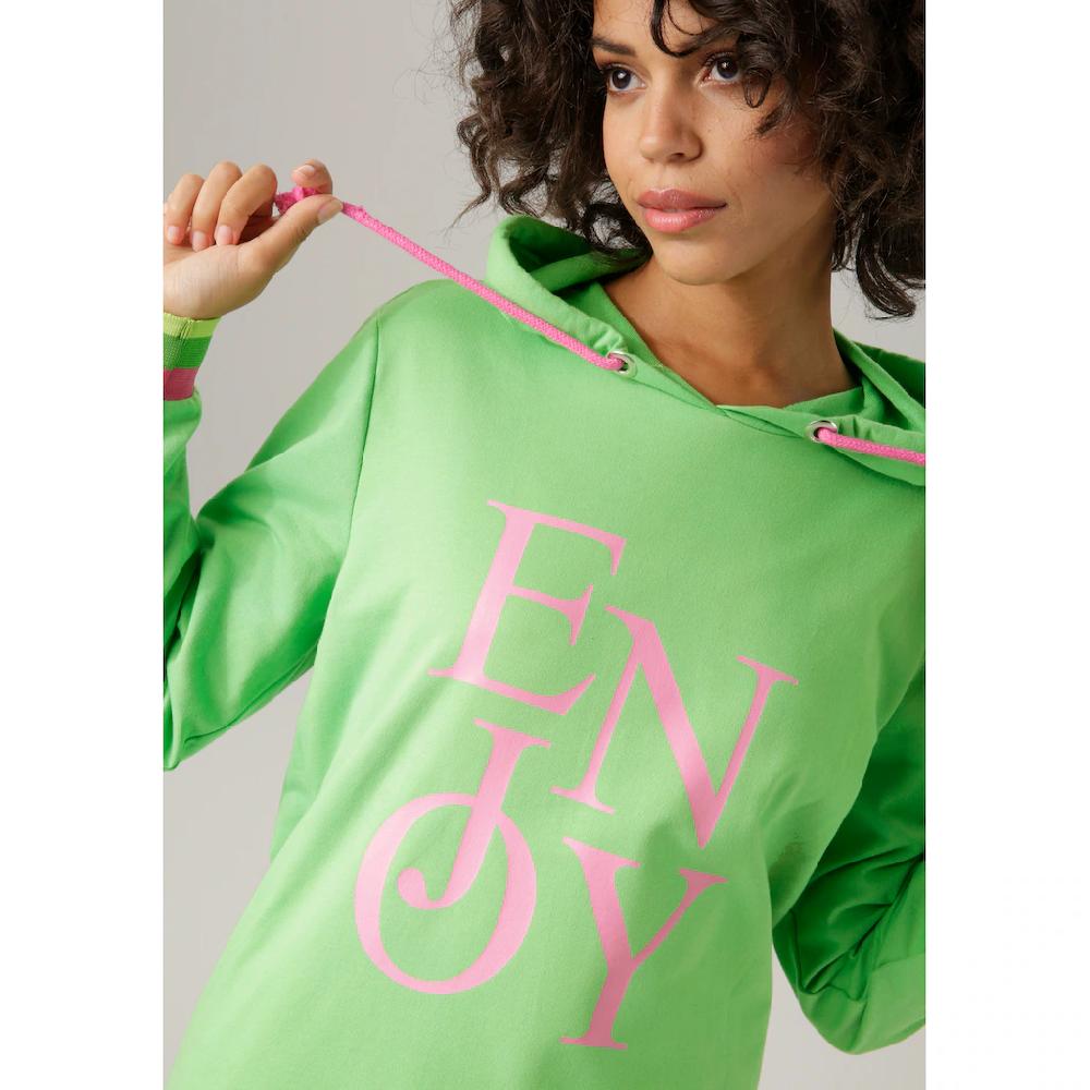 Aniston CASUAL Sweatshirt Mit "ENJOY"-Schriftzug