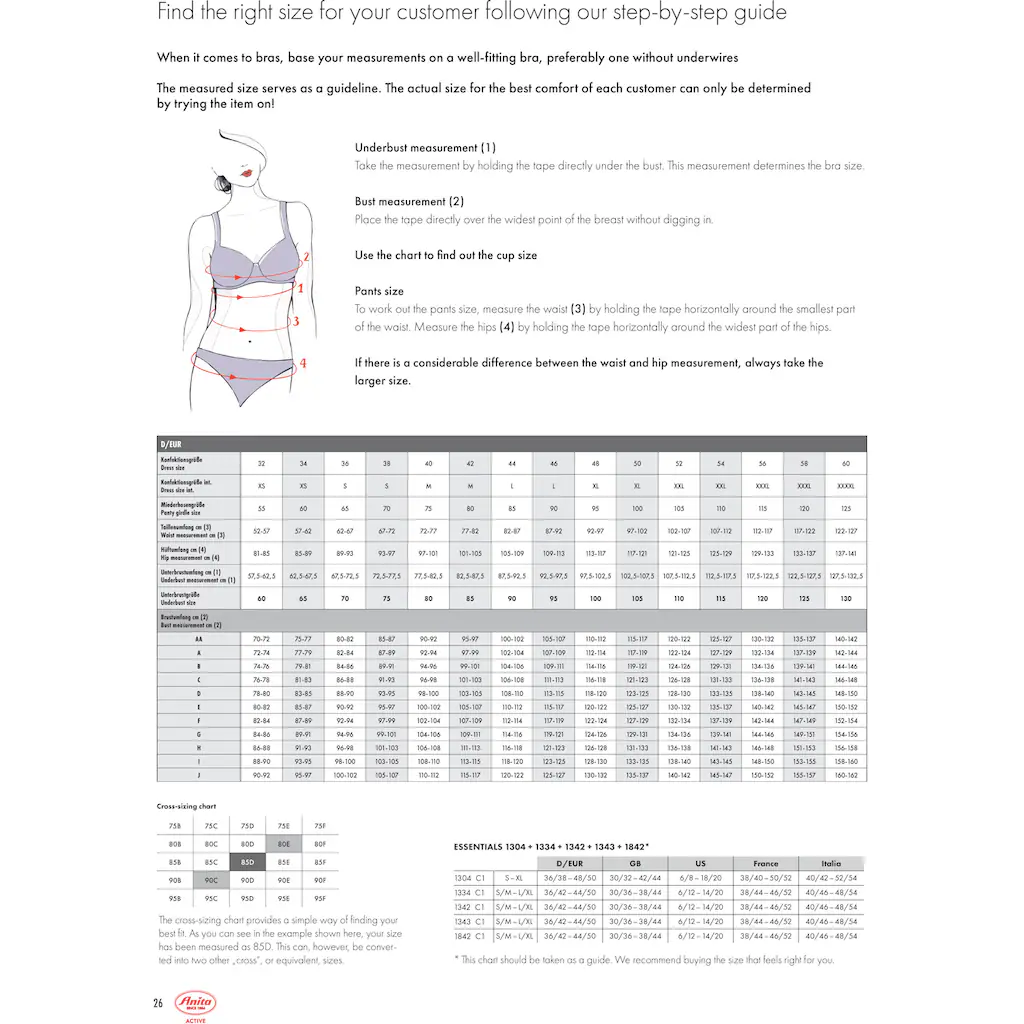 Anita Active Sport-BH »light & Firm« Cup A-E Anschmiegende Nahtlose Microfaser ▷ Für