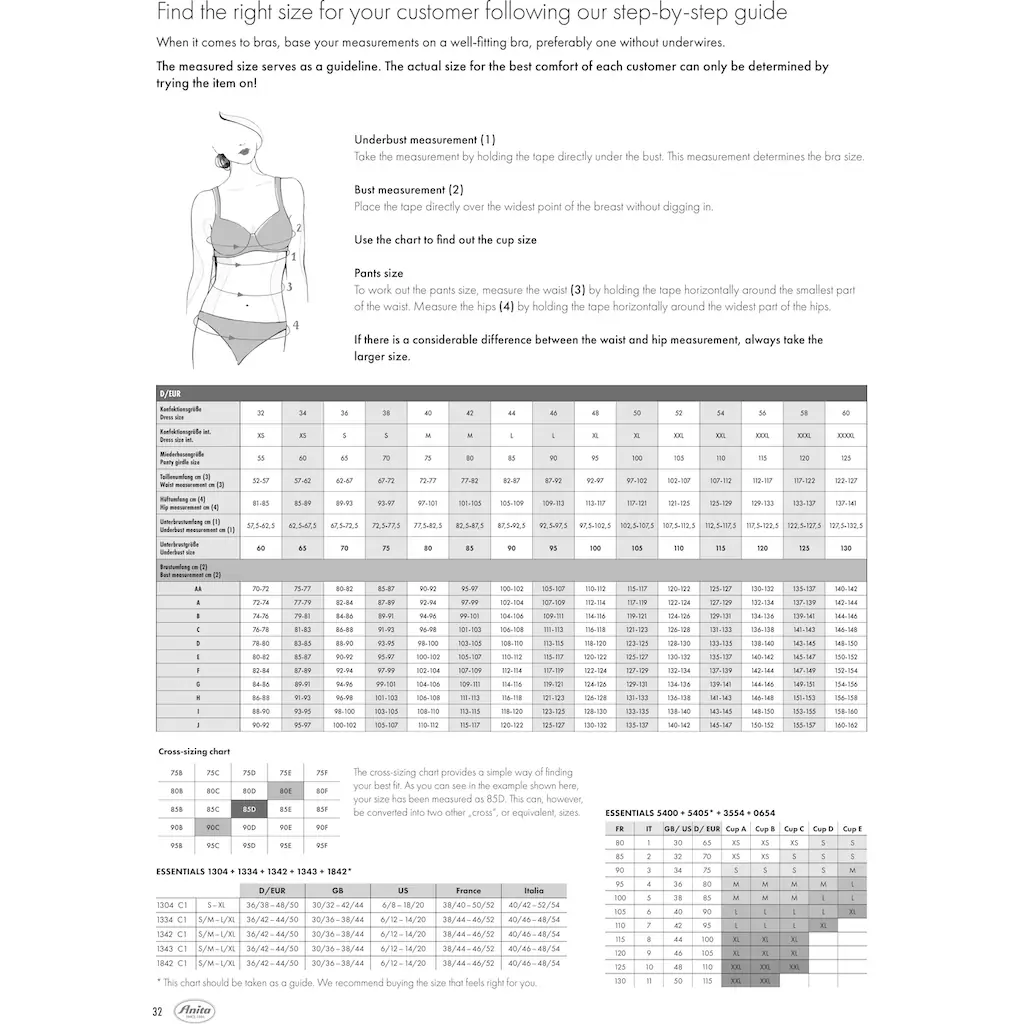 Anita Since 1886 Entlastungs-BH »Lucia« Edle Blütenoptik Feminine Details Und Großartike Passform Kaufen