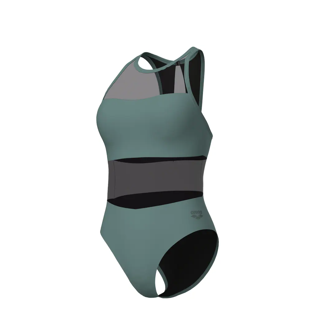 Arena Badeanzug »arena Feel Damen Mesh Panels Vent Back Badeanzug« (1 St.) Online Bestellen