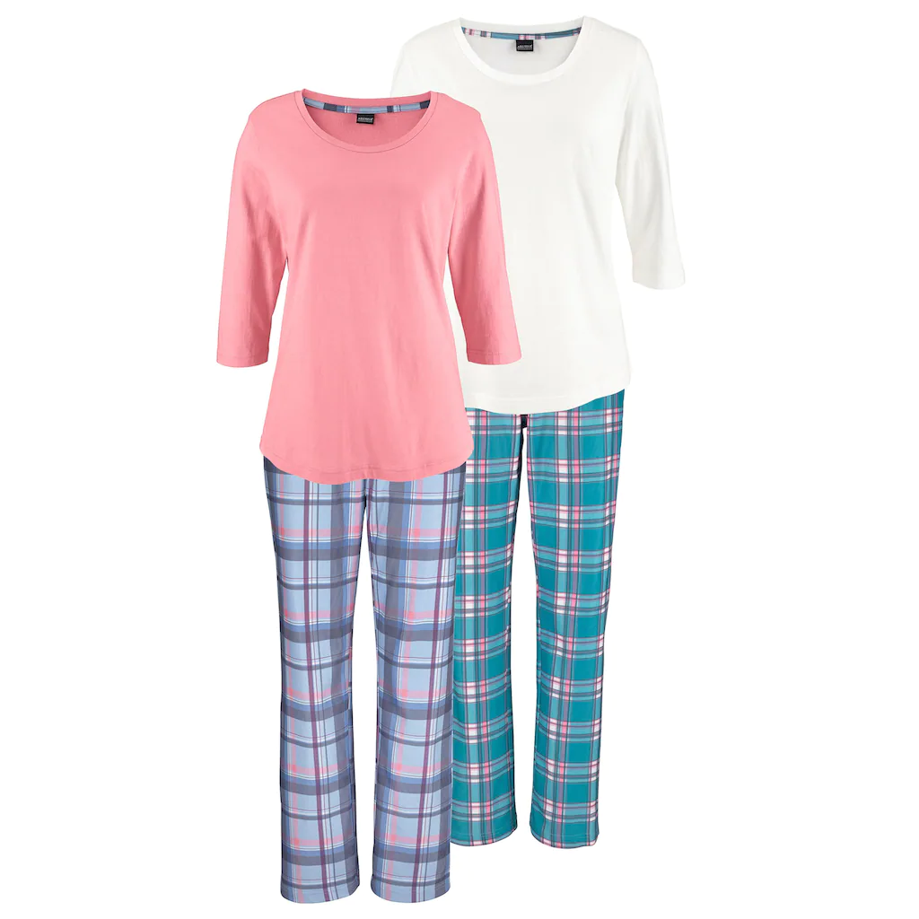 Arizona Pyjama (2 Stück) Mit Tunnelzugbund Online Kaufen