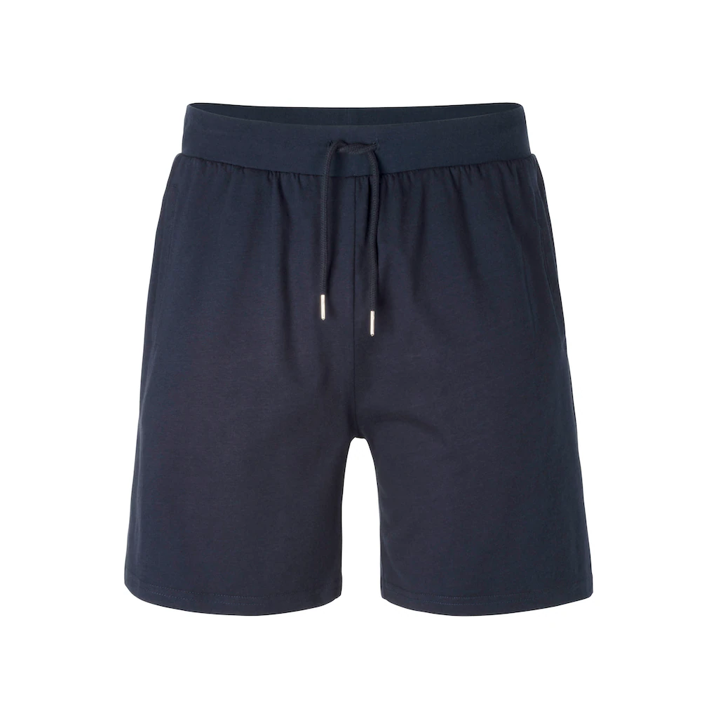 AUTHENTIC LE JOGGER Schlafshorts »kurze Relaxshort Mit Kordel Jogginghose « Aus Reiner Baumwolle ▷ Für