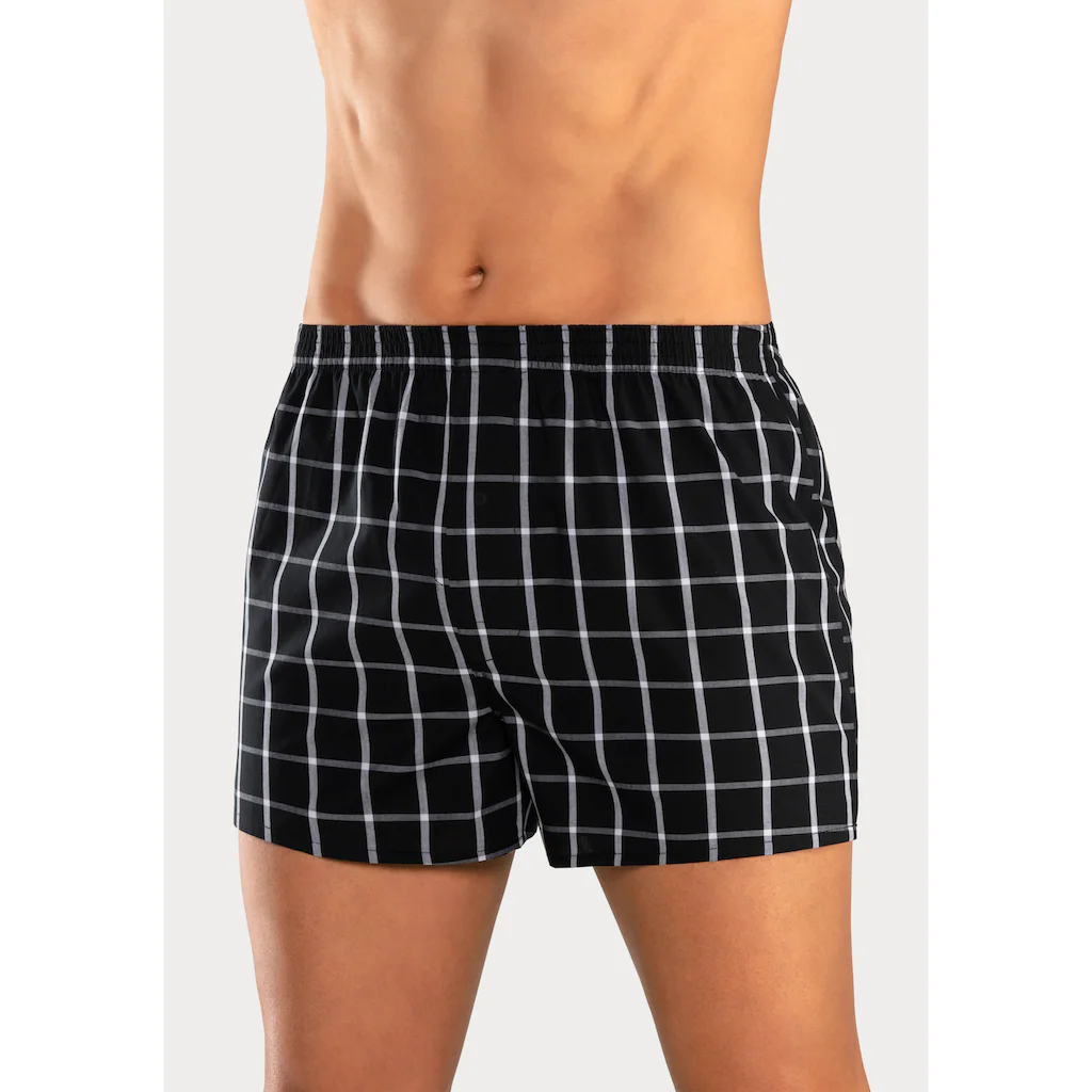 AUTHENTIC LE JOGGER Webboxer (Packung 4 St.) Vier Unterschiedliche Dessins Online Kaufen