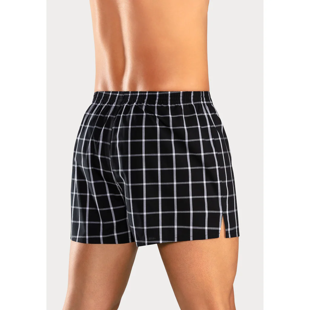 AUTHENTIC LE JOGGER Webboxer (Packung 4 St.) Vier Unterschiedliche Dessins Online Kaufen