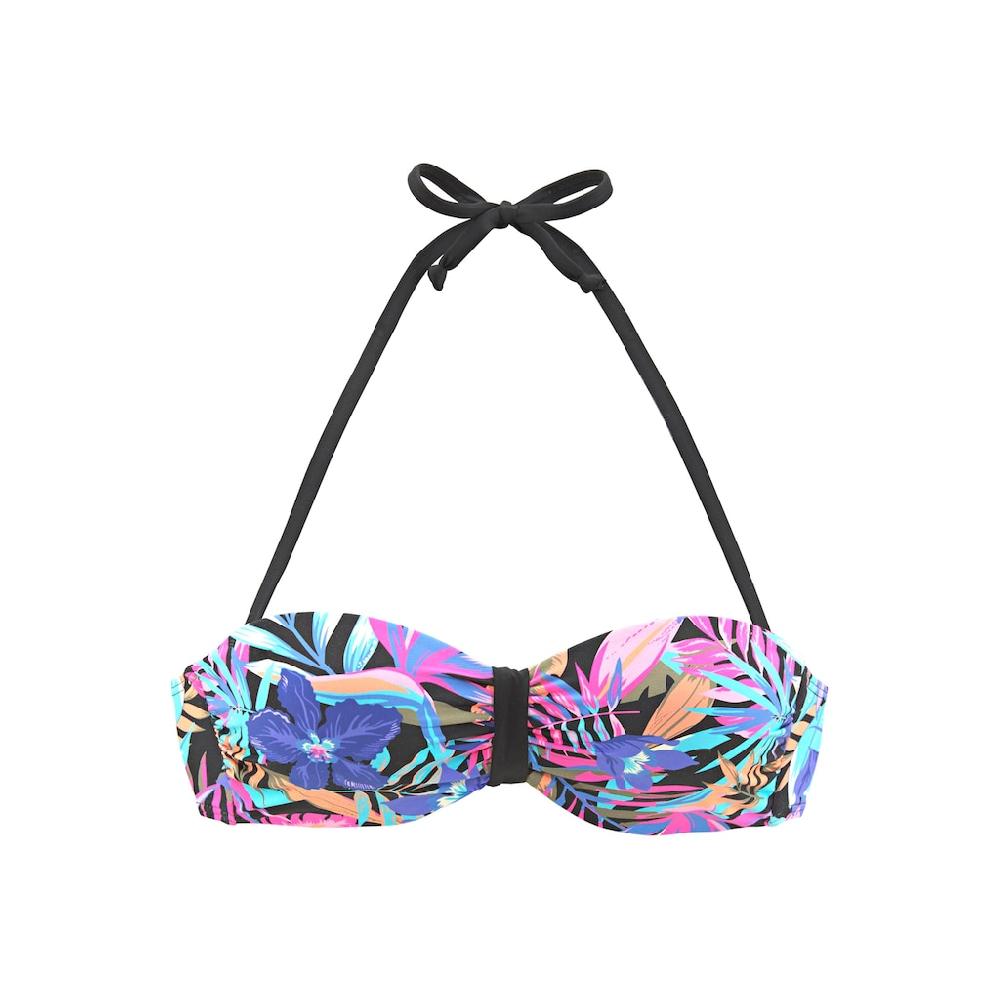 Bench. Bandeau-Bikini-Top »Pitch« Mit Farbenfrohem Druck Online Kaufen