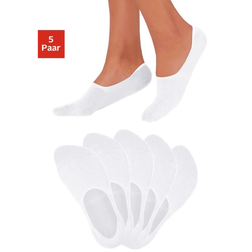 Bench. Füßlinge (Packung 5 Paar) Für Weit Ausgeschnittene Schuhe Online Kaufen