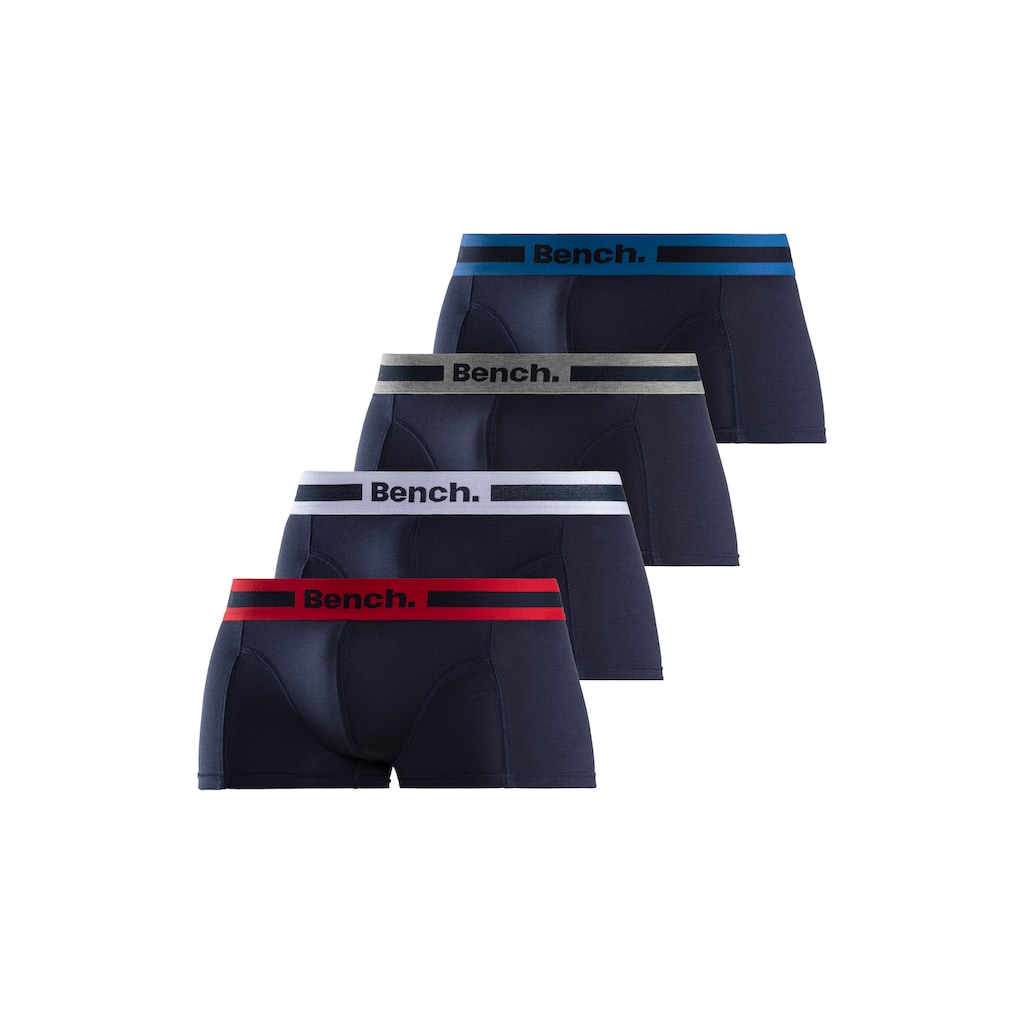 Bench. Hipster (Packung 4 St.) Knapp Sitzende Boxershorts Aus Baumwollmischung