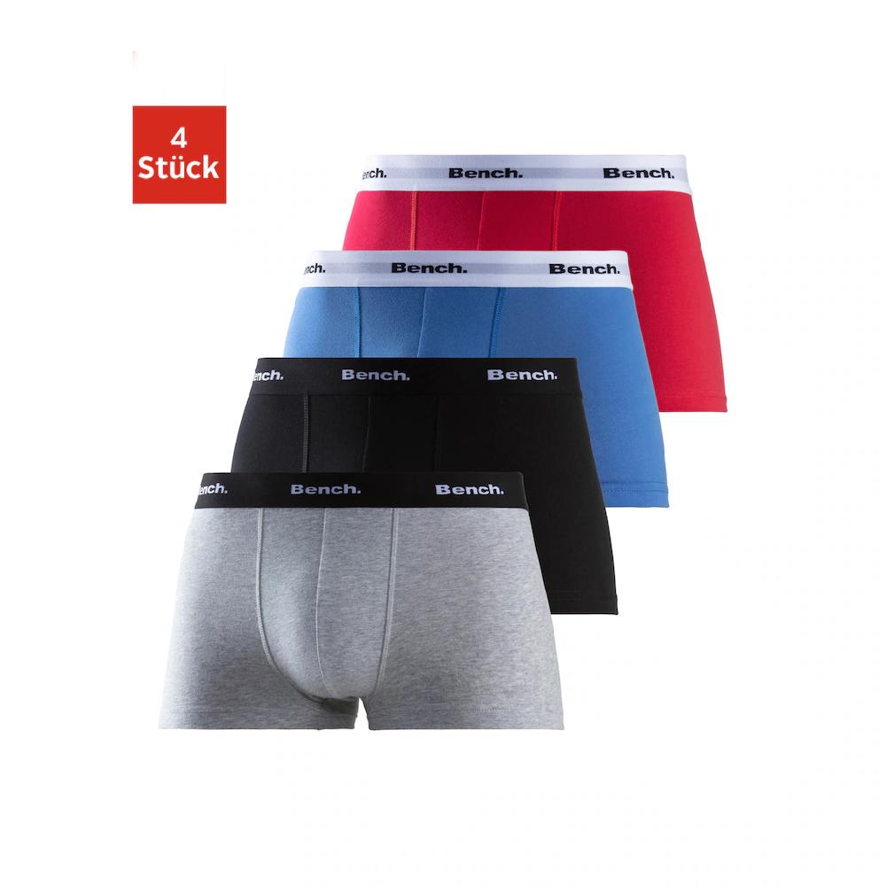 Bench. Hipster (Packung 4 St.) knapp sitzende Boxershorts aus Baumwollmischung