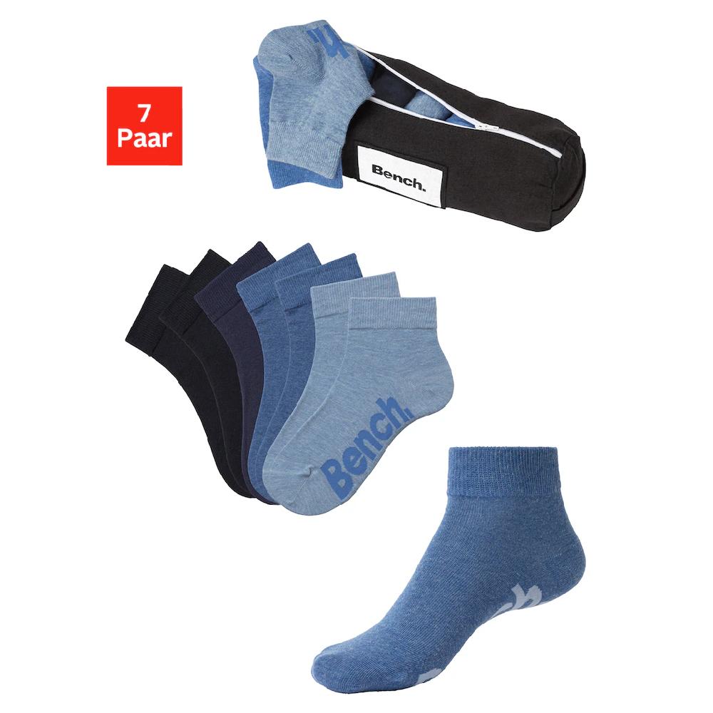 Bench. Kurzsocken (Federtasche 7 Paar) In Ansprechendem Mäppchen Mit Reißverschluss ▷ Für