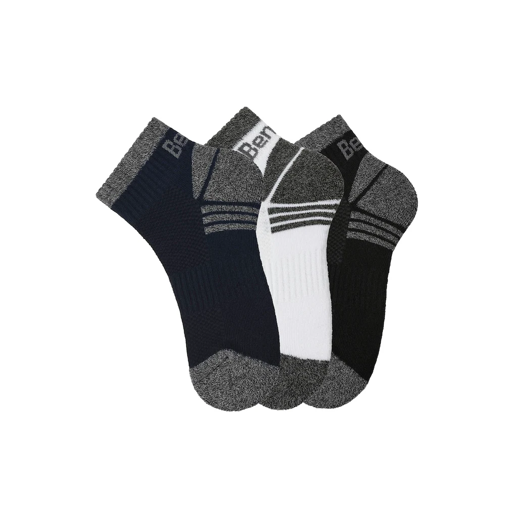 Bench. Kurzsocken (Packung 3 Paar) Mit Mittelfußgummi Und Pikee Online Kaufen