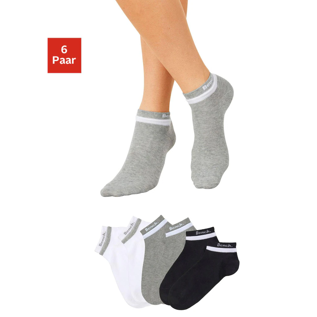Bench. Kurzsocken (Packung 6 Paar) Mit Doppelten Bündchen Online Kaufen