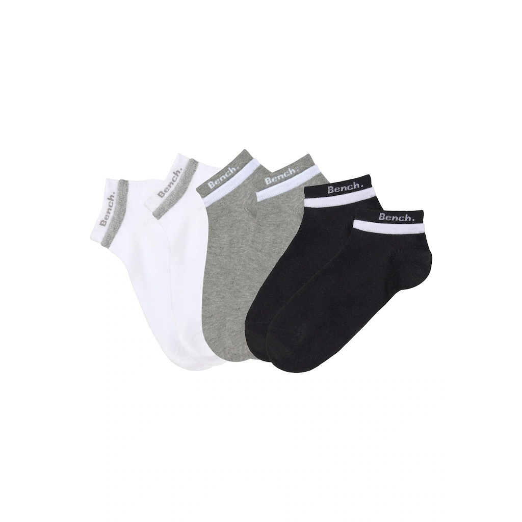 Bench. Kurzsocken (Packung 6 Paar) mit doppelten Bündchen online kaufen