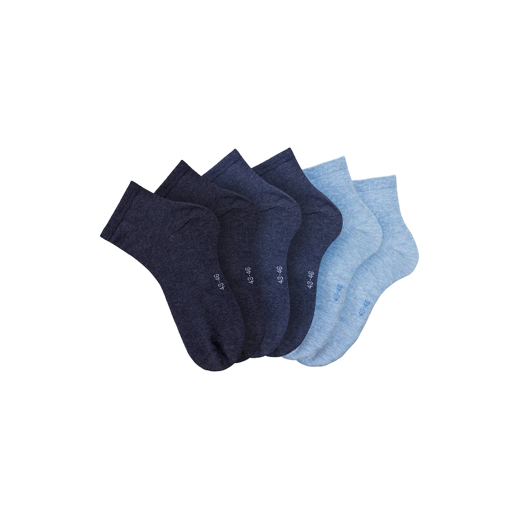 Bench. Kurzsocken (Packung 6 Paar) Mit Eingestricktem Markenlogo Im Bündchen Online Bestellen