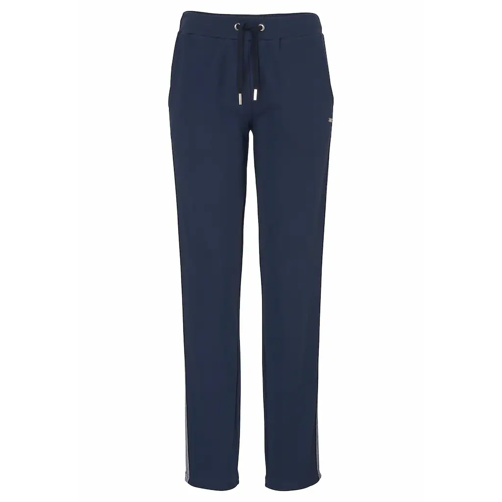 Bench. Loungewear Homewearhose Mit Metallic-Streifen Loungewear Loungeanzug