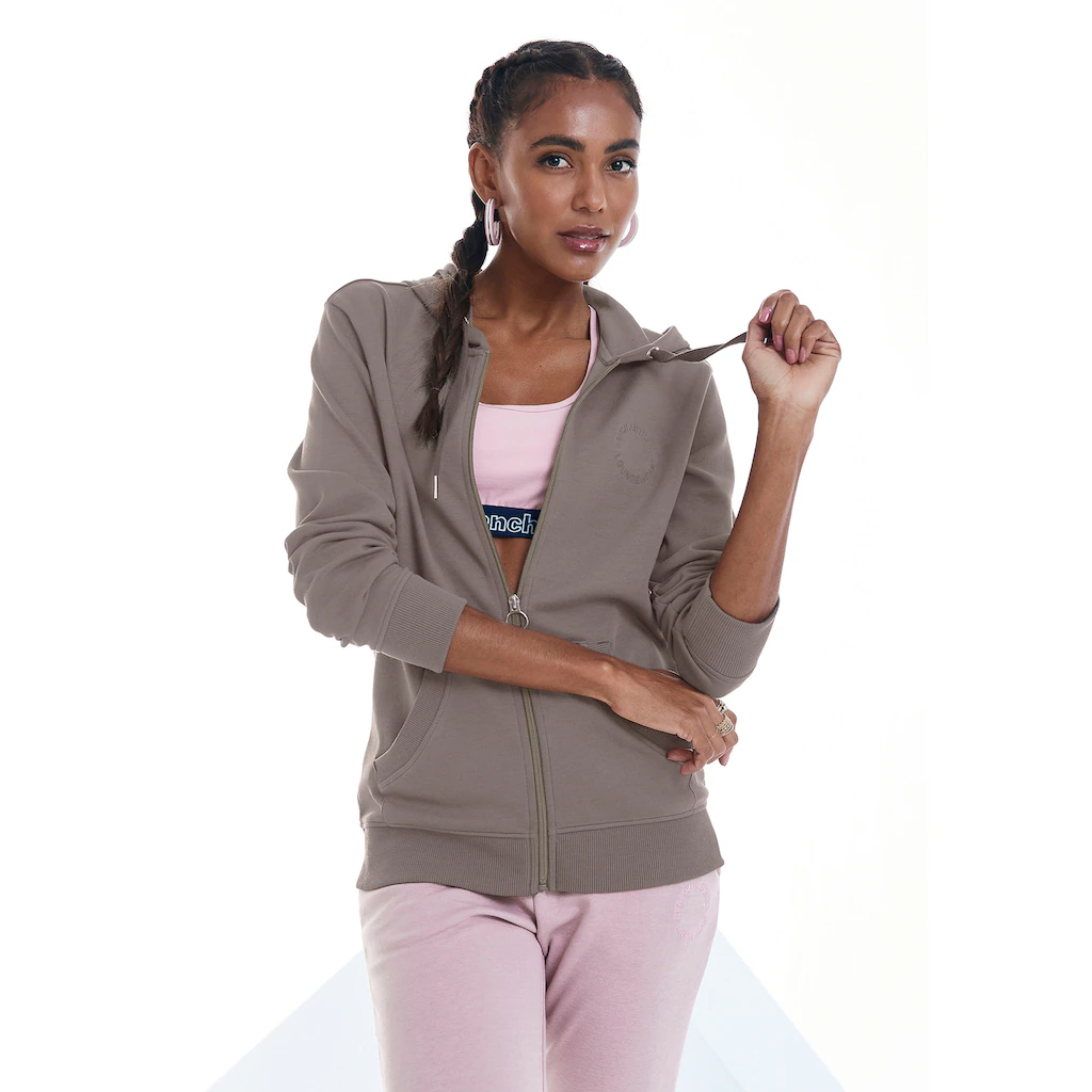 Bench. Loungewear Kapuzensweatjacke Mit Logo Und Kängurutasche Loungewear
