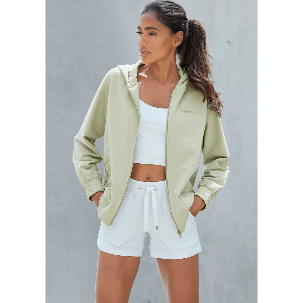 Bench. Loungewear Kapuzensweatjacke Mit Sportlichen Teilungsnähten Loungeanzug