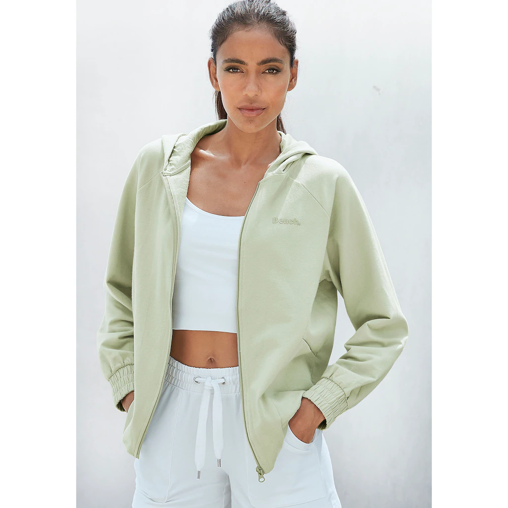 Bench. Loungewear Kapuzensweatjacke mit sportlichen Teilungsnähten Loungeanzug