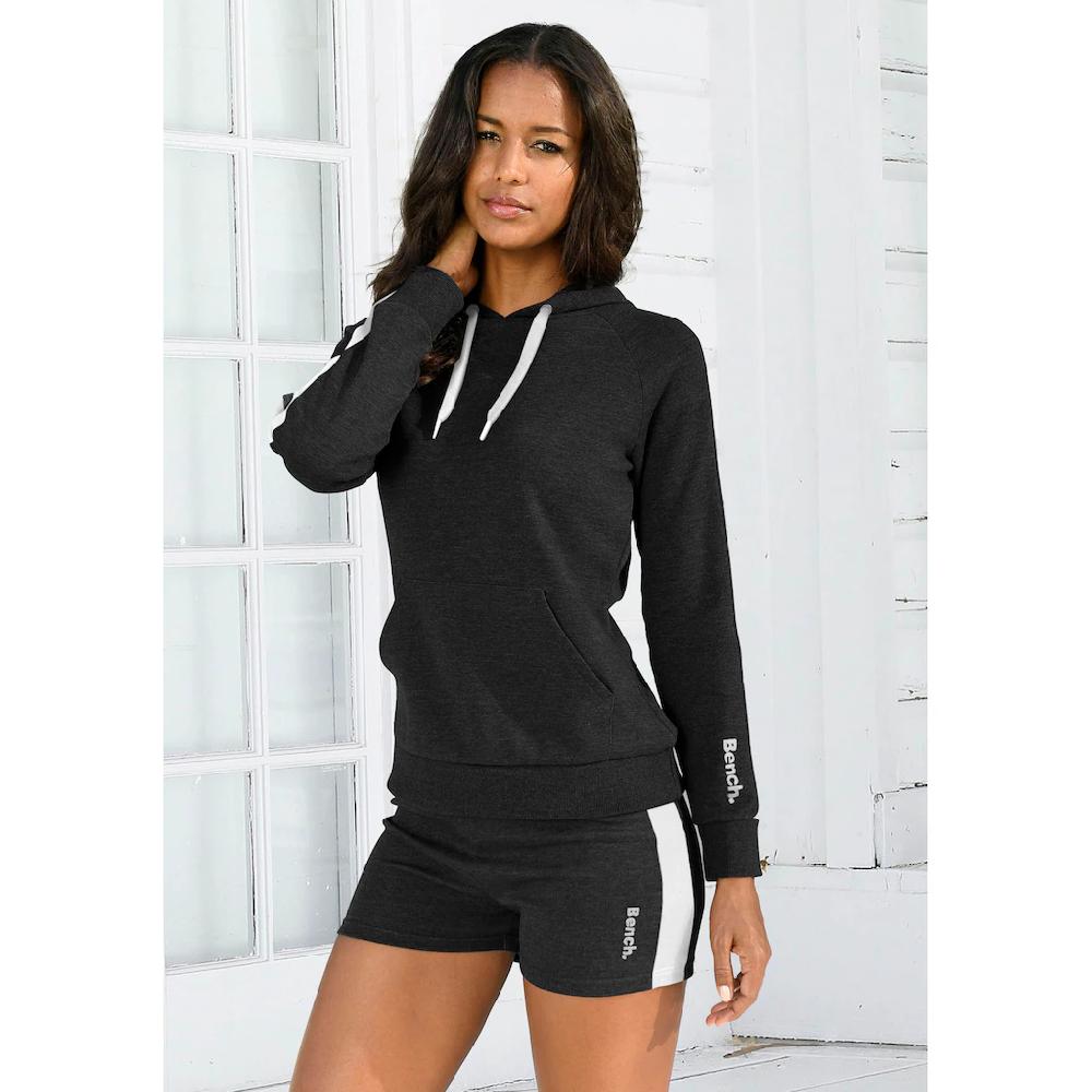 Bench. Loungewear Kapuzensweatshirt Mit Seitenstreifen Und Kängurutasche Loungeanzug Hoodie