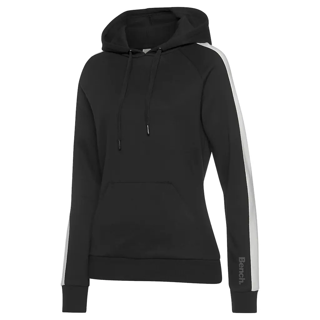 Bench. Loungewear Kapuzensweatshirt Mit Seitenstreifen Und Kängurutasche Loungeanzug Hoodie