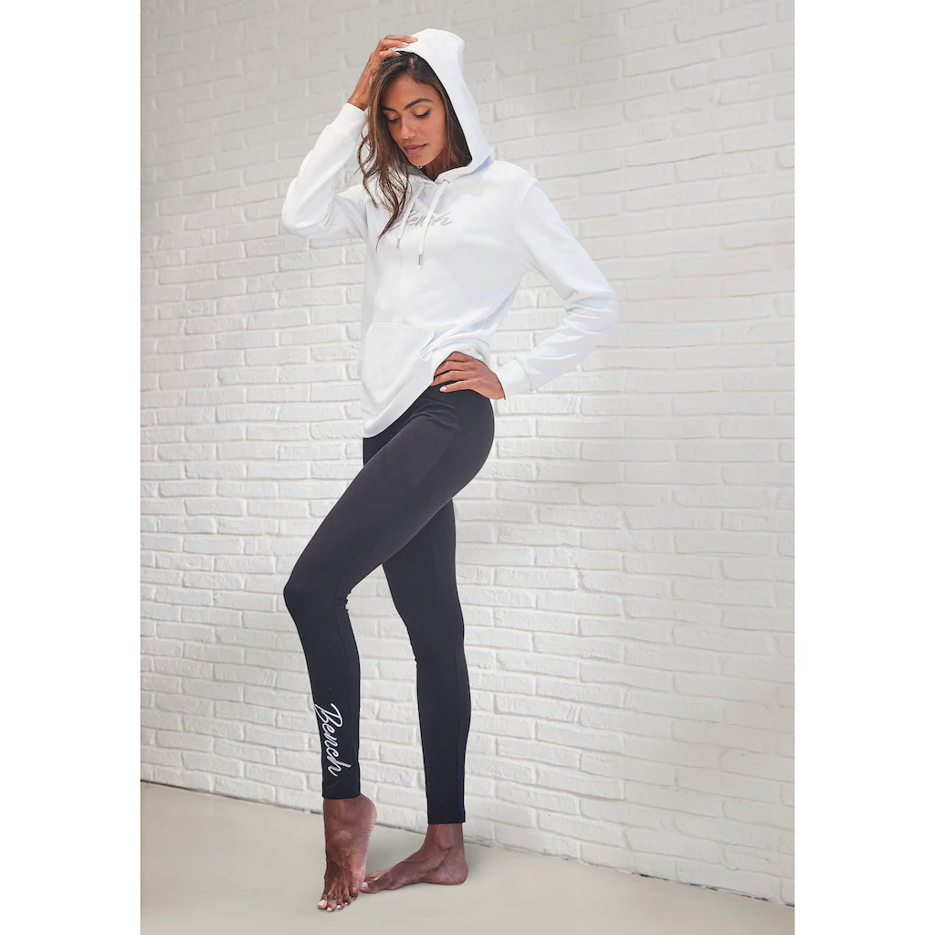 Bench. Loungewear Leggings Mit Glänzender Logostickerei