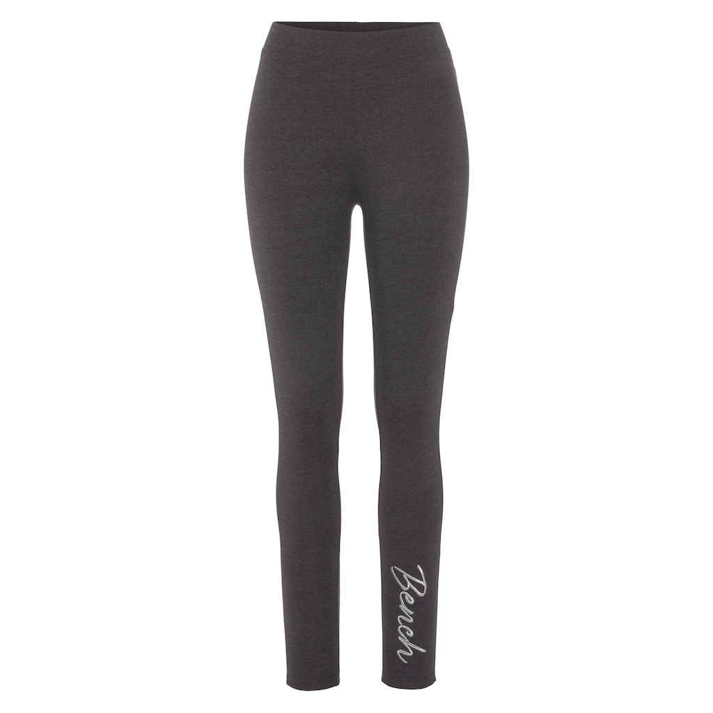 Bench. Loungewear Leggings Mit Glänzender Logostickerei Loungewear