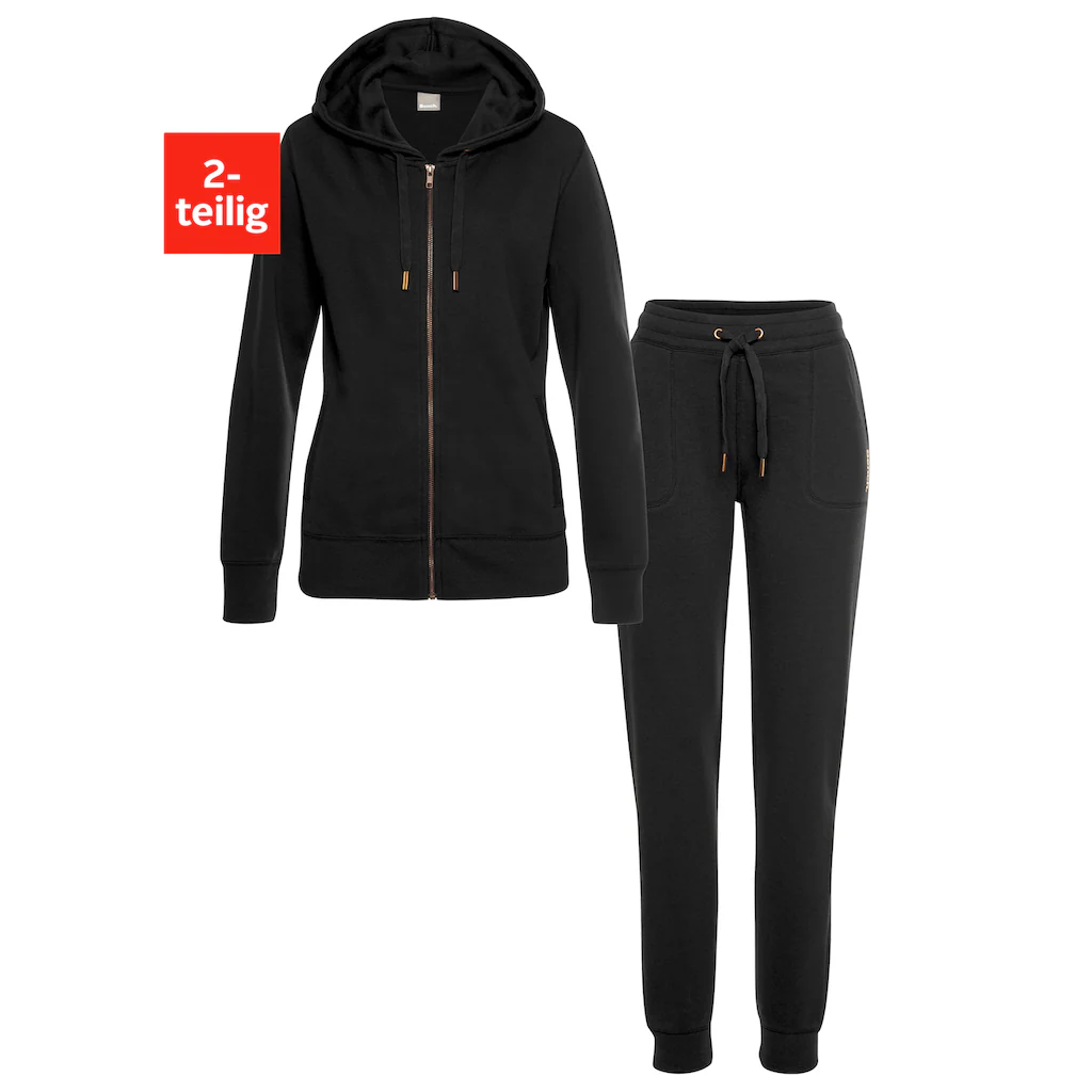 Bench. Loungewear Loungeanzug (2 Tlg.) Mit Goldenem Logomotiv Online Bestellen