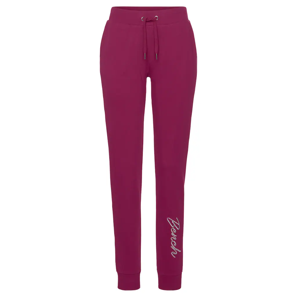 Bench. Loungewear Relaxhose Mit Glänzender Logostickerei Loungewear