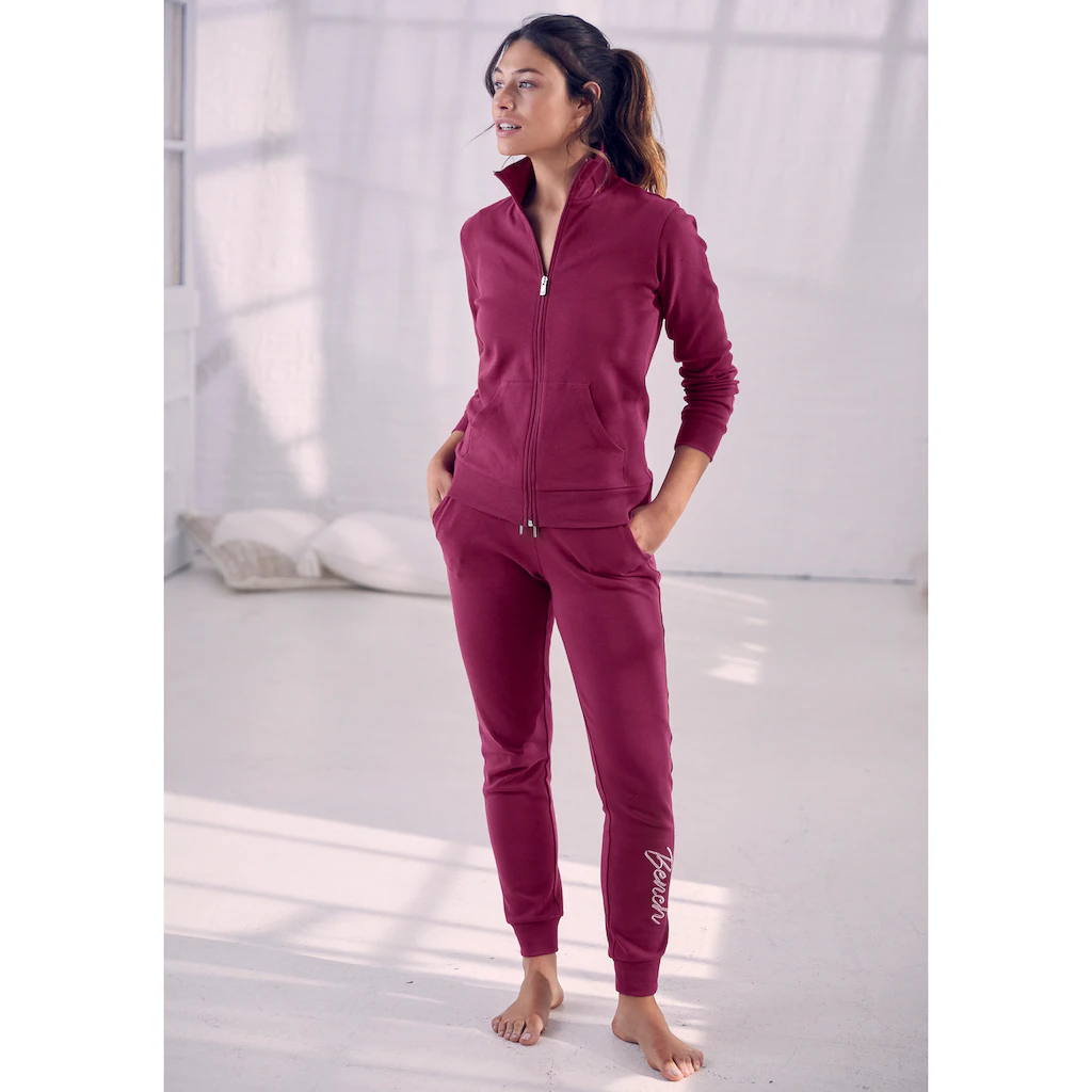 Bench. Loungewear Relaxhose Mit Glänzender Logostickerei Loungewear
