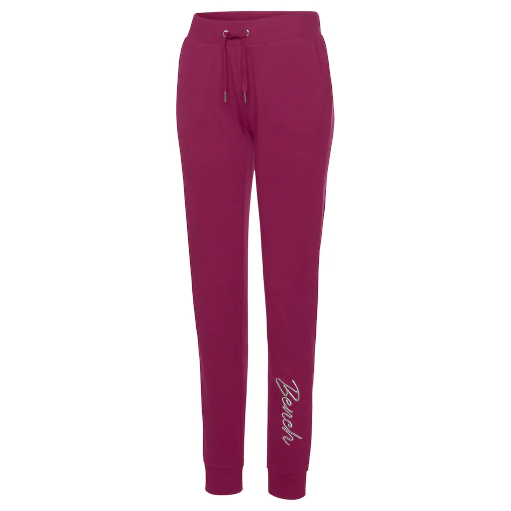 Bench. Loungewear Relaxhose Mit Glänzender Logostickerei Loungewear