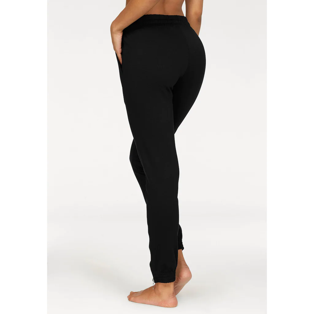 Bench. Loungewear Relaxhose Mit Schmalem Bein Und Zipper Am Saum Loungewear Loungeanzug