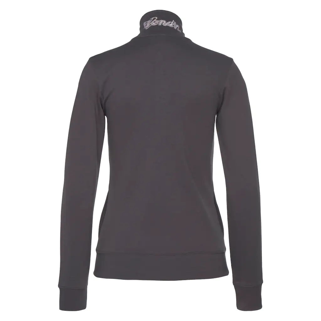 Bench. Loungewear Sweatjacke Mit Bestickten Stehkragen Loungeanzug